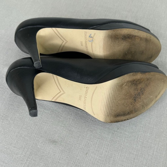 Enzo Angiolini Demario peep toe platform heels - Picture 8 of 12